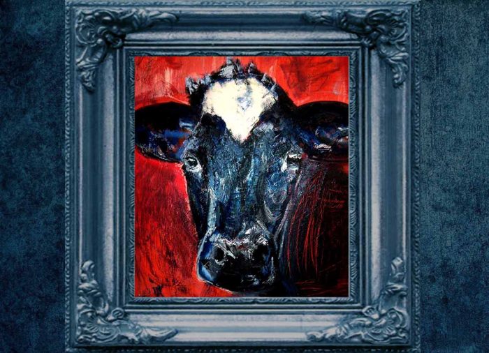 Jogchumskunst - Jogchum Veenstra kunstwerken - Realisme - Another cow 2